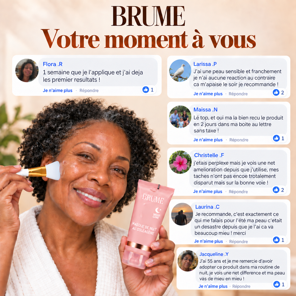 Masque de Nuit Collagène — Éclat & Anti-rides